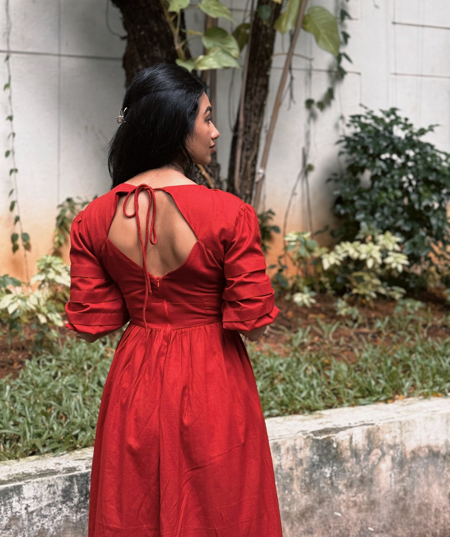 Sola Dress - Cherry